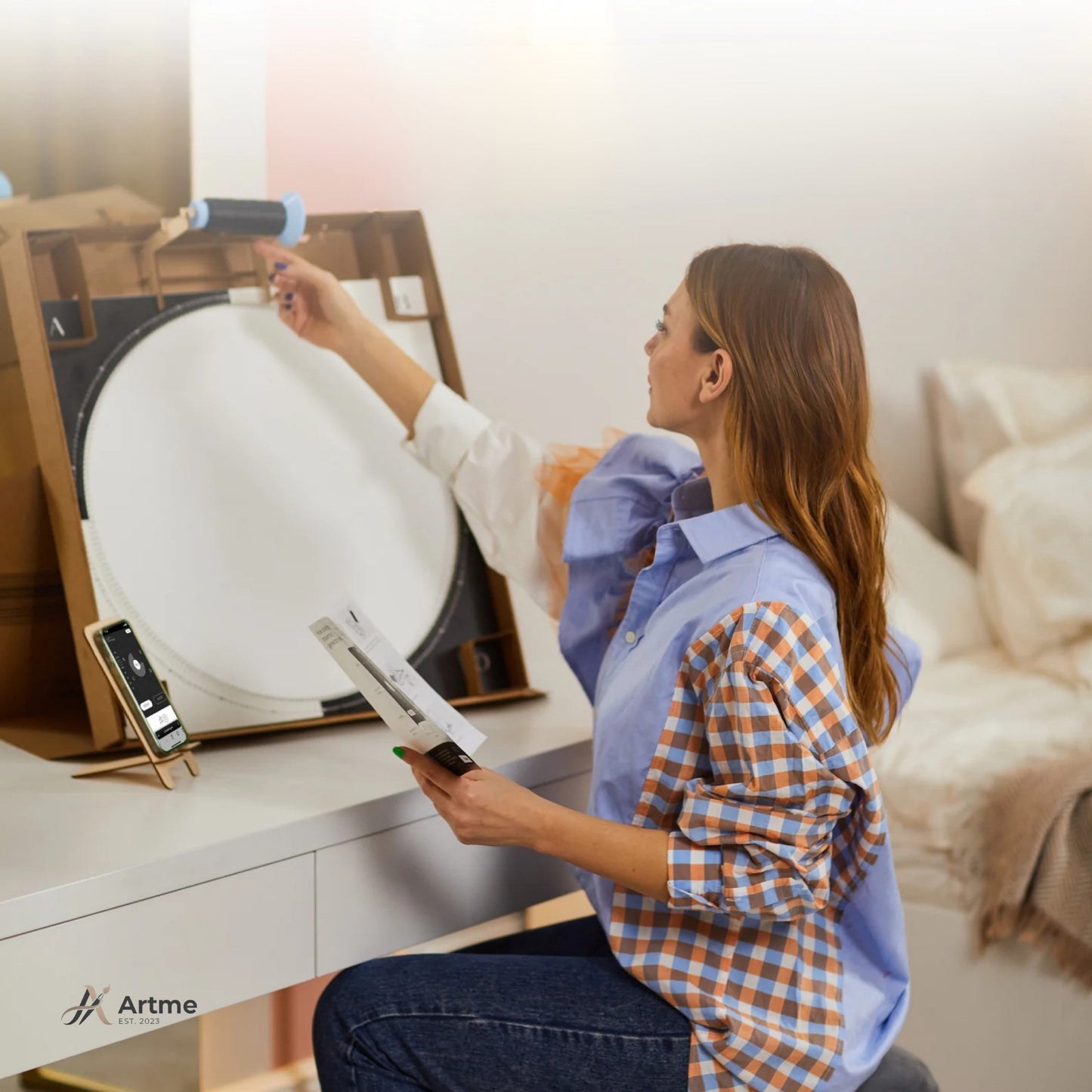 Artme® Kişiye Özel String Art Tablo Kiti