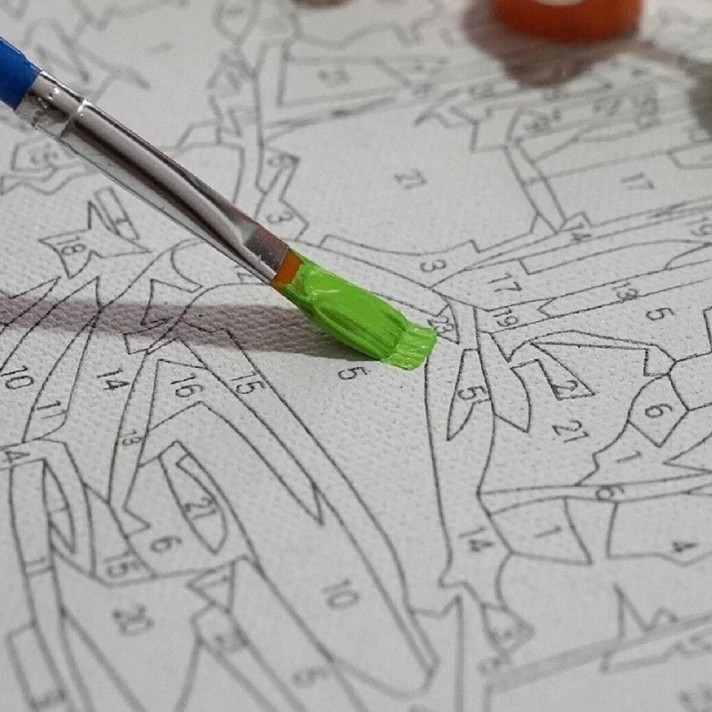 El Yapımı Mini Tuval 10x10 cm Boyama Seti