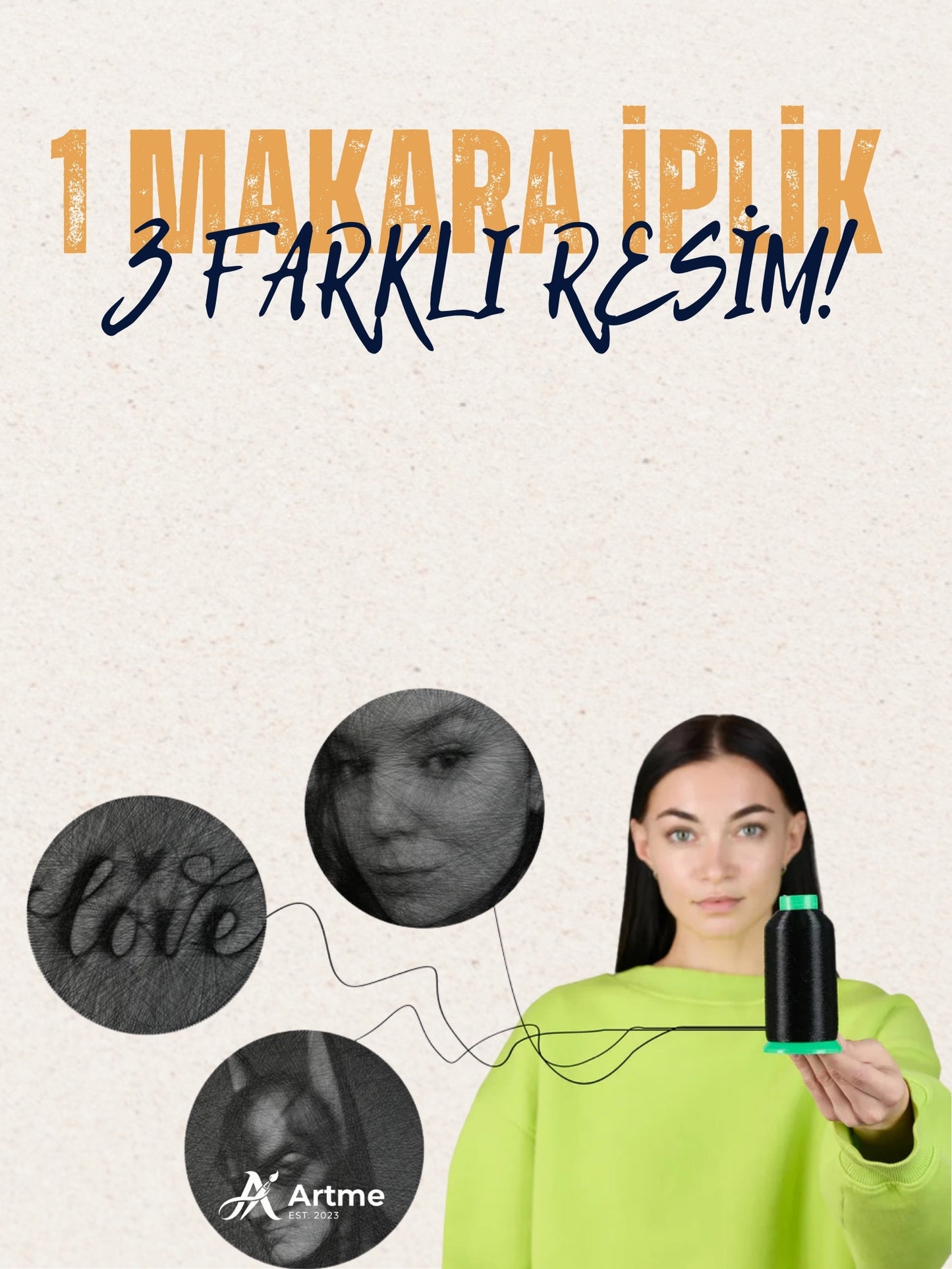 Artme® Kişiye Özel String Art Tablo Kiti