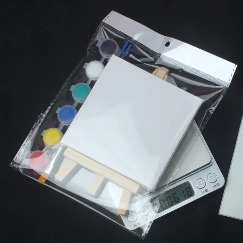 El Yapımı Mini Tuval 10x10 cm Boyama Seti